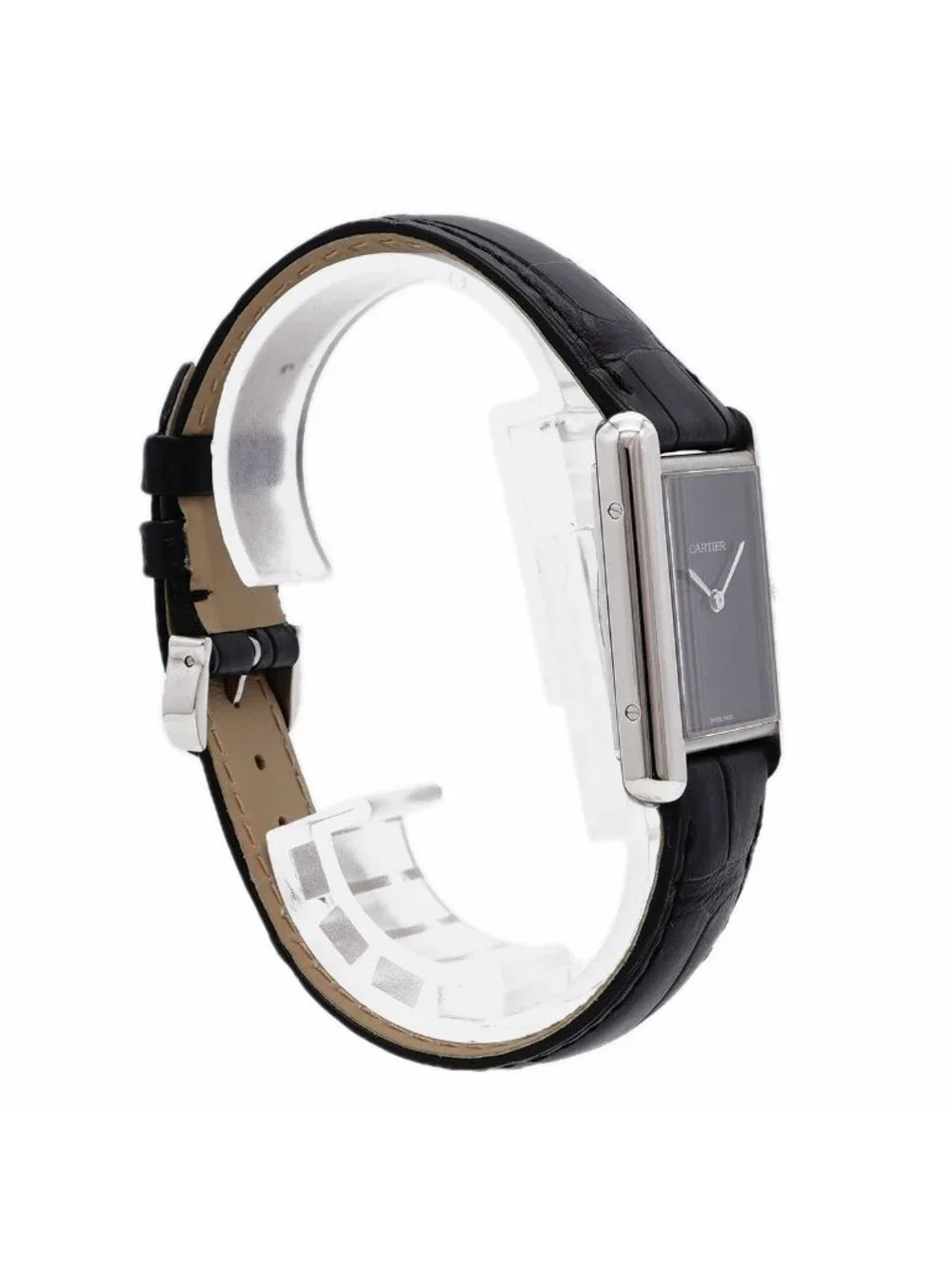 Cartier Tank Must LM Wsta Black Dial Watch